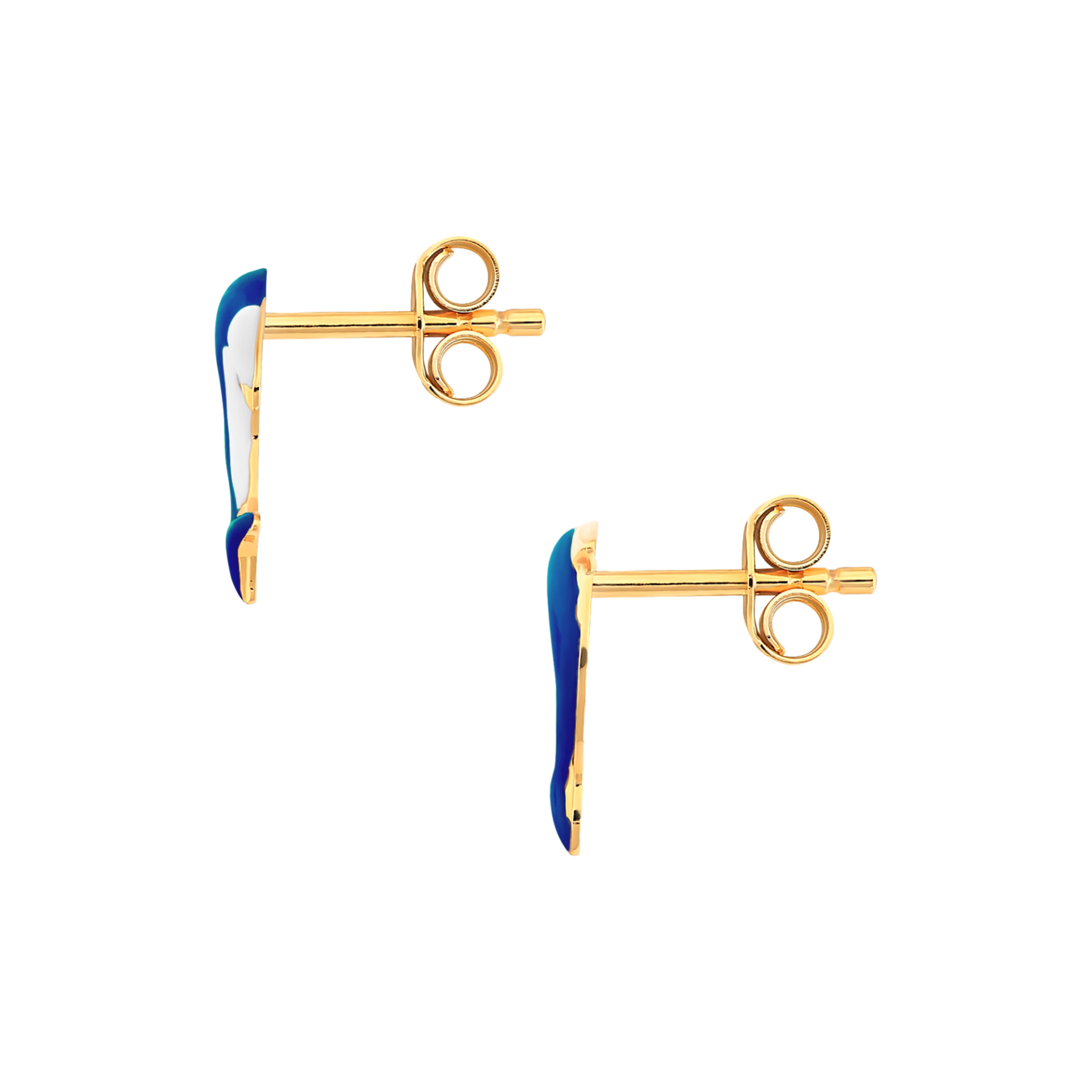 Mini Heart Stud — angle 10
